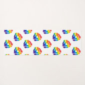 SlipperyJoe's 45-RPM-Plattenadaptervibran Yogamatte (Rückseite (Horizontal))