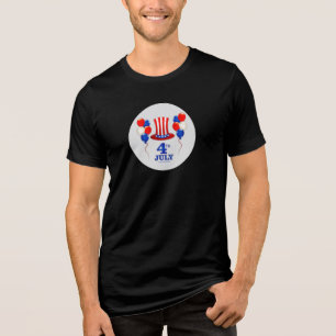 SlipperyJoe's 4. Juli Unabhängigkeitstag Klassiker Tri-Blend Shirt