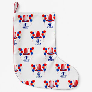 SlipperyJoe's 4. Juli Unabhängigkeitstag klassisch Kleiner Weihnachtsstrumpf