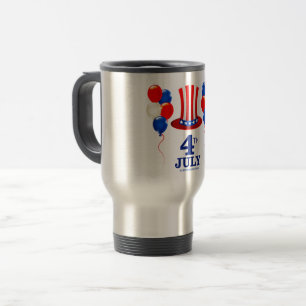 SlipperyJoe's 4. Juli Unabhängigkeitstag klassisch Reisebecher