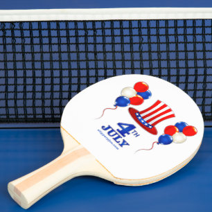 SlipperyJoe's 4. Juli Unabhängigkeitstag klassisch Tischtennis Schläger