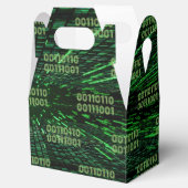 SlipperyJoe's 69 Binärkode, dynamischer grüner Com Geschenkschachtel (Geöffnet)