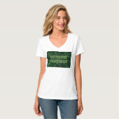 SlipperyJoe's 69 Binärkode, dynamischer grüner Com T-Shirt (Vorderseite Vollansicht)