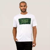 SlipperyJoe's 69 Binärkode, dynamischer grüner Com T-Shirt (Vorne ganz)