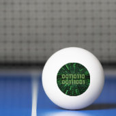 SlipperyJoe's 69 Binärkode, dynamischer grüner Com Tischtennisball (Netto)