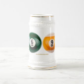 SlipperyJoe's 69 harter Billardtisch Bierglas (Mittel)