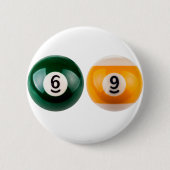 SlipperyJoe's 69 harter Billardtisch Button (Vorderseite)