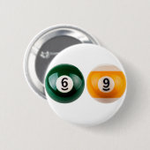 SlipperyJoe's 69 harter Billardtisch Button (Vorne & Hinten)