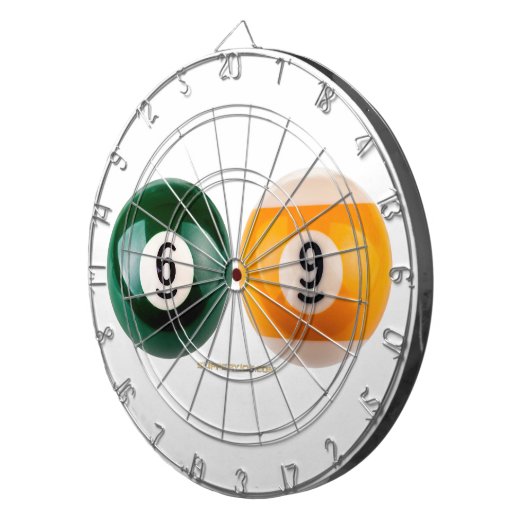 SlipperyJoe's 69 harter Billardtisch Dartscheibe (Vorderseite rechts)