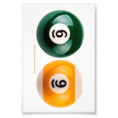 SlipperyJoe's 69 harter Billardtisch Fotodruck (Vorne)