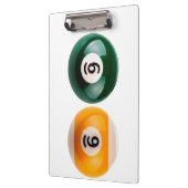 SlipperyJoe's 69 harter Billardtisch Klemmbrett (Links)