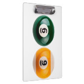 SlipperyJoe's 69 harter Billardtisch Klemmbrett (Rechts)