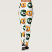 SlipperyJoe's 69 harter Billardtisch Leggings (Rückseite)