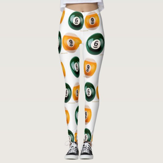 SlipperyJoe's 69 harter Billardtisch Leggings (Vorderseite)