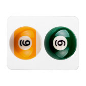 SlipperyJoe's 69 harter Billardtisch Magnet (Horizontal)