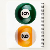 SlipperyJoe's 69 harter Billardtisch Notizblock (Rückseite)