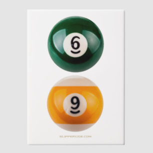 SlipperyJoe's 69 harter Billardtisch Pergament Einladungen