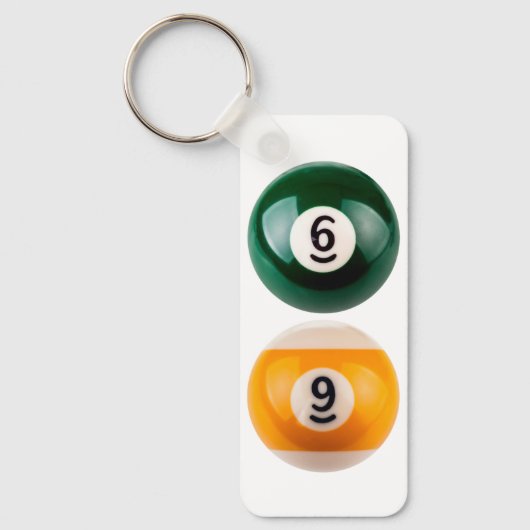 SlipperyJoe's 69 harter Billardtisch Schlüsselanhänger (Vorderseite)