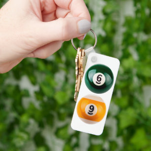 SlipperyJoe's 69 harter Billardtisch Schlüsselanhänger