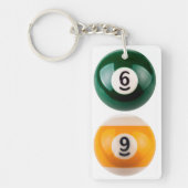 SlipperyJoe's 69 harter Billardtisch Schlüsselanhänger (Vorderseite)