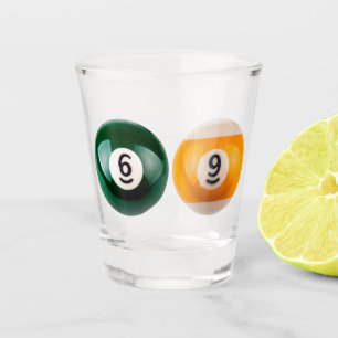 SlipperyJoe's 69 harter Billardtisch Schnapsglas