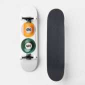 SlipperyJoe's 69 harter Billardtisch Skateboard (Vorderseite)