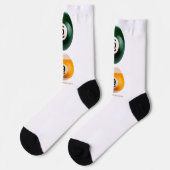 SlipperyJoe's 69 harter Billardtisch Socken (Linkes Detail)