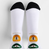 SlipperyJoe's 69 harter Billardtisch Socken (Oben)