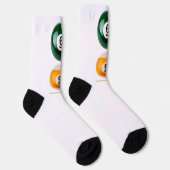 SlipperyJoe's 69 harter Billardtisch Socken (Rechts)