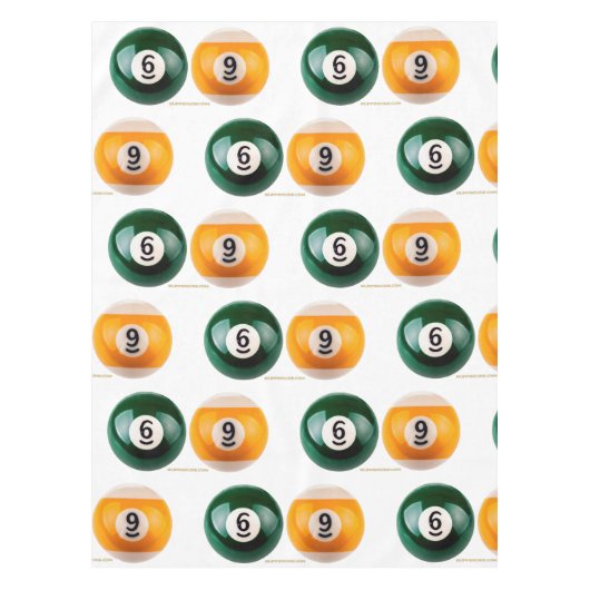 SlipperyJoe's 69 harter Billardtisch Tischdecke (Vorderseite)