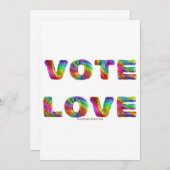 SlipperyJoe's Abstimmung Liebe Gleichstellung Gay Feiertagskarte (Vorne/Hinten)