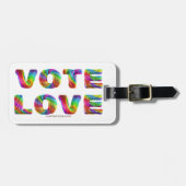 SlipperyJoe's Abstimmung Liebe Gleichstellung Gay Gepäckanhänger (Vorderseite horizontal)