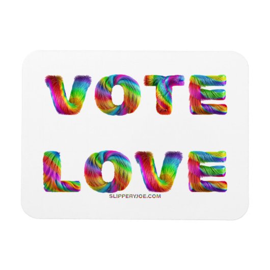 SlipperyJoe's Abstimmung Liebe Gleichstellung Gay Magnet (Horizontal)