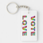 SlipperyJoe's Abstimmung Liebe Gleichstellung Gay  Schlüsselanhänger (Vorderseite)