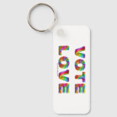 SlipperyJoe's Abstimmung Liebe Gleichstellung Gay  Schlüsselanhänger (Vorderseite)