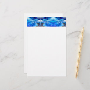 SlipperyJoe's abstrakte Wolkengemälde farbenfrohe Briefpapier