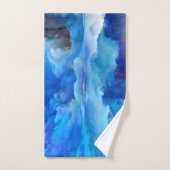 SlipperyJoe's abstraktes Cloud-Kunstwerk, farbenfr Badhandtuch Set (Handtuch)