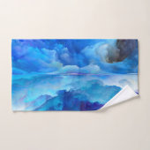 SlipperyJoe's abstraktes Cloud-Kunstwerk, farbenfr Badhandtuch Set (Handtuch)