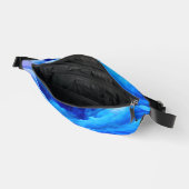 SlipperyJoe's abstraktes Cloud-Kunstwerk, farbenfr Bauchtasche (Offen)