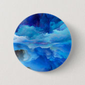 SlipperyJoe's abstraktes Cloud-Kunstwerk, farbenfr Button (Vorderseite)