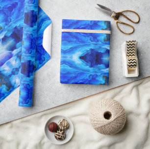 SlipperyJoe's abstraktes Cloud-Kunstwerk, farbenfr Geschenkpapier