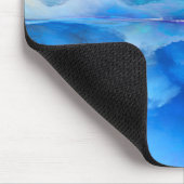 SlipperyJoe's abstraktes Cloud-Kunstwerk, farbenfr Mousepad (Ecke)