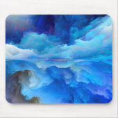 SlipperyJoe's abstraktes Cloud-Kunstwerk, farbenfr Mousepad (Vorne)