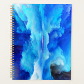 SlipperyJoe's abstraktes Cloud-Kunstwerk, farbenfr Planer (Vorderseite)