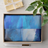 SlipperyJoe's abstraktes Cloud-Kunstwerk, farbenfr Seidenpapier (Geschenk)