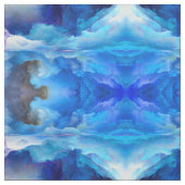SlipperyJoe's abstraktes Cloud-Kunstwerk, farbenfr Stoff (Muster)