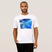 SlipperyJoe's abstraktes Cloud-Kunstwerk, farbenfr T-Shirt (Vorne ganz)