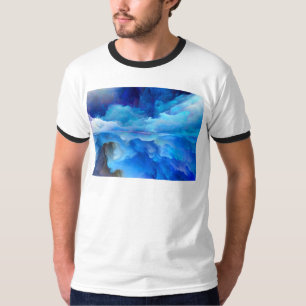 SlipperyJoe's abstraktes Cloud-Kunstwerk, farbenfr T-Shirt