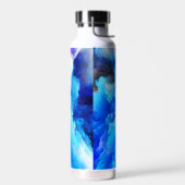 SlipperyJoe's abstraktes Cloud-Kunstwerk, farbenfr Trinkflasche (Links)