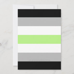 SlipperyJoe's Agender Pride Flag Gay Geschenke LGB Feiertagskarte